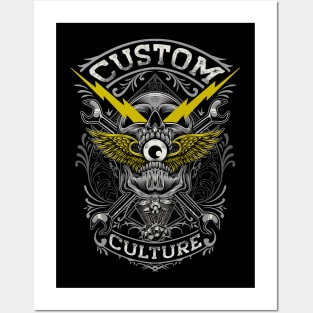 Custom Culture Posters and Art